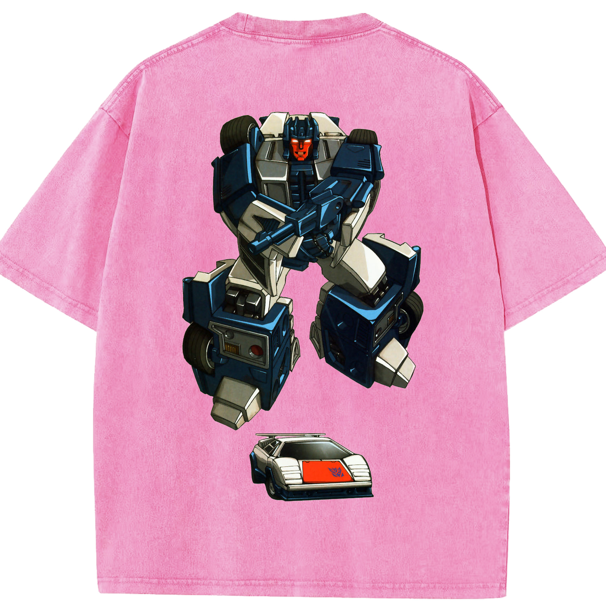 （画像用）  綿100% ヴィンテージ風 半袖Tシャツ（背面プリント）